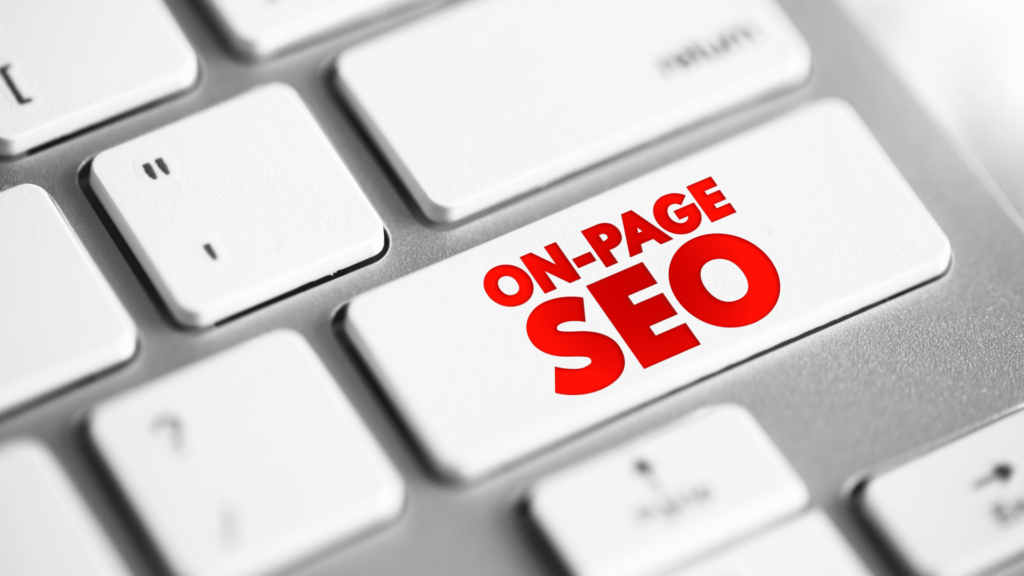 On Page search engine optimization